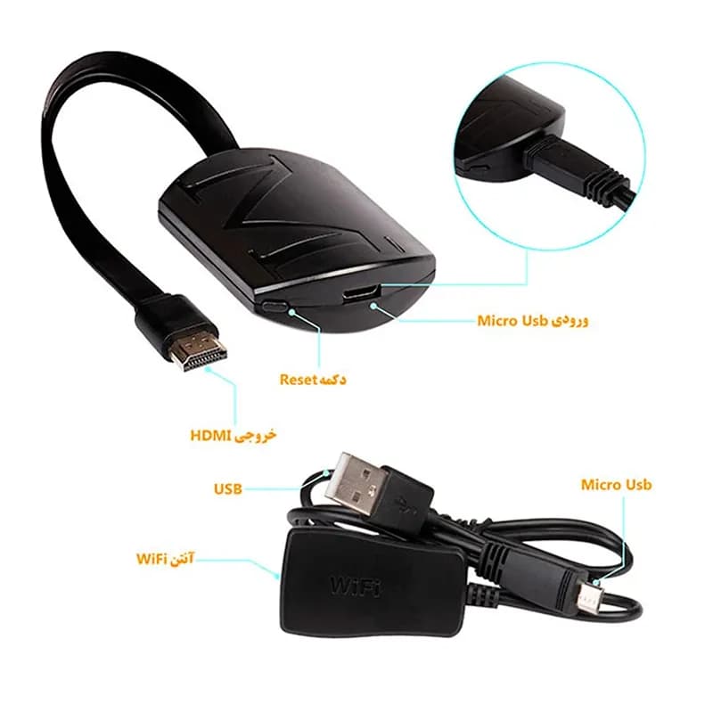 دانگل انتقال تصویر HDMI مدل G4 Wireless Display — تصویر ۴