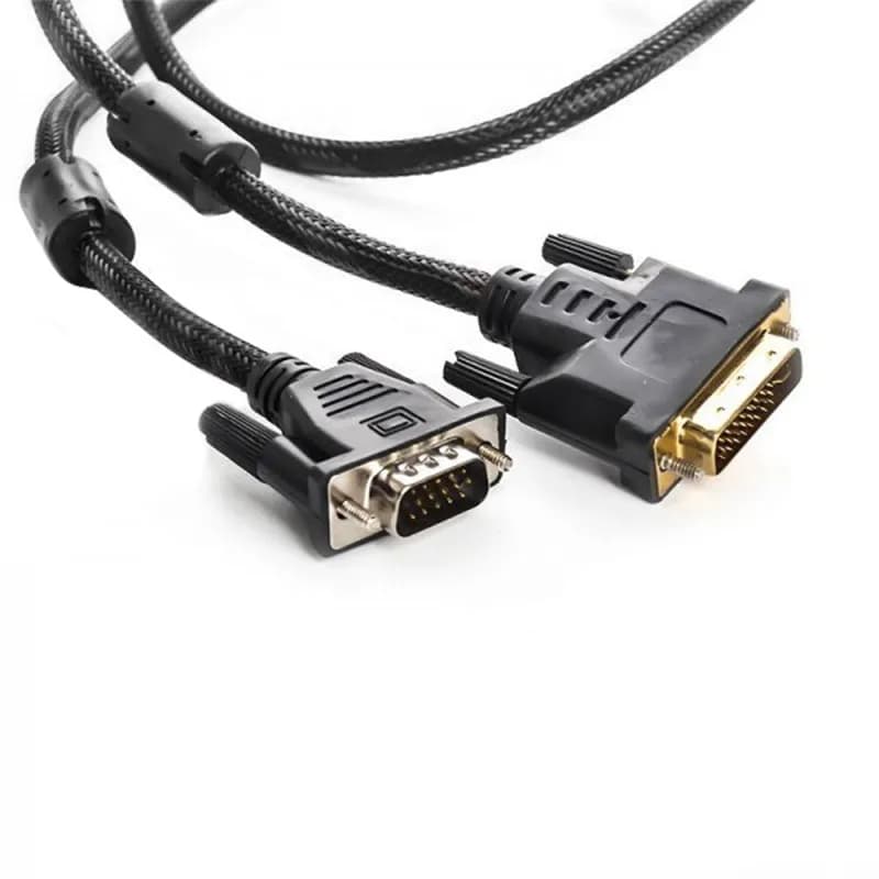 کابل تبدیل VGA به DVI مدل روکش کنفی به طول 1.5 متر — تصویر ۵