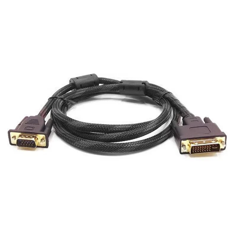 کابل تبدیل VGA به DVI مدل روکش کنفی به طول 1.5 متر — تصویر ۳