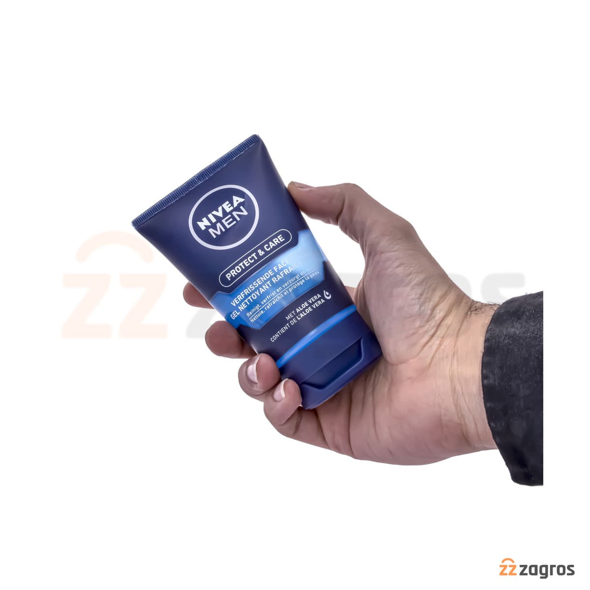 ژل شستشوی صورت مردانه نیوآ مدل Protect & Care حاوی عصاره آلوئه ورا 100 میل — تصویر ۳