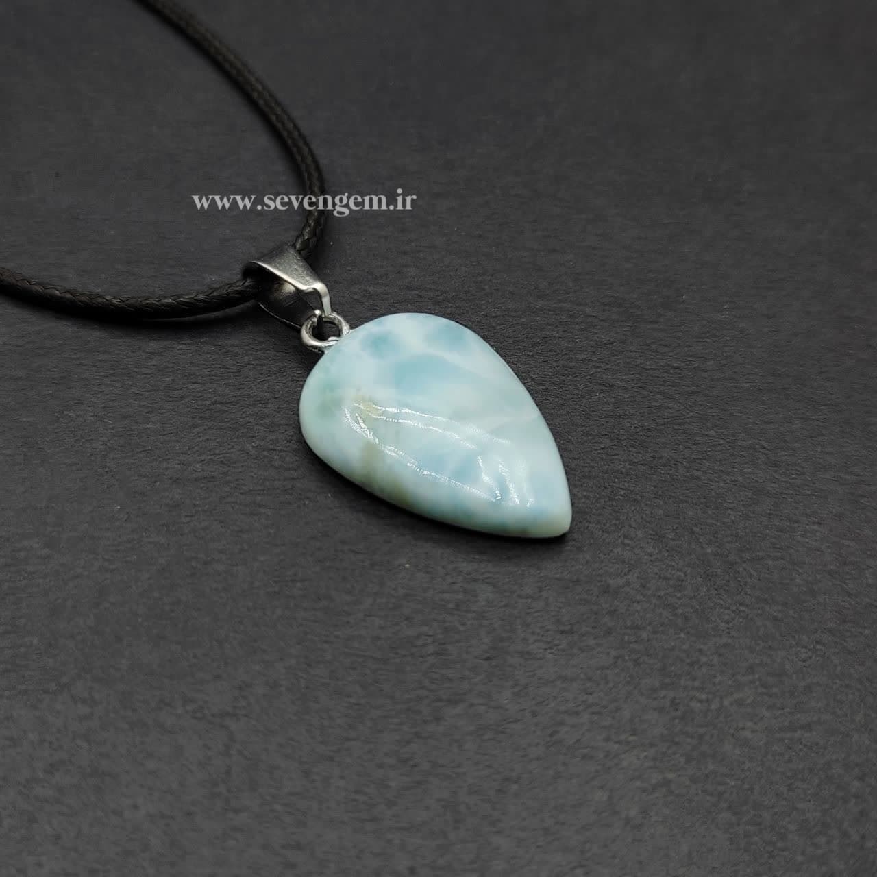 گردنبند سنگ لاریمار (کدA124)