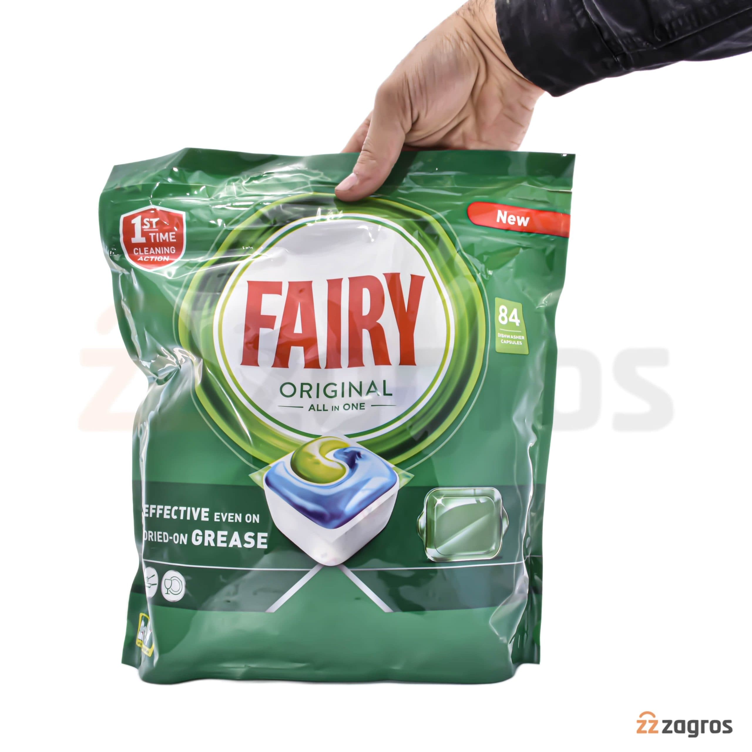 قرص ماشین ظرفشویی فیری مدل Original All In One بسته 84 عددی — تصویر ۳