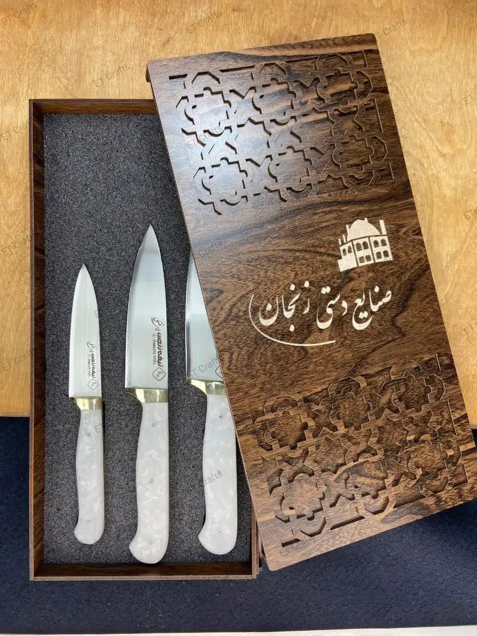 ست چاقو آشپزخانه هادی فضلی 4 تایی — تصویر ۴