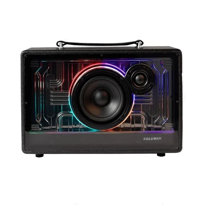 اسپیکر بلوتوثی قابل حمل کلومن مدل K-S145 با 2 عدد میکروفن — تصویر ۳
