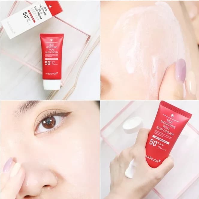 کرم ضد آفتاب مرطوب‌ کننده مدی کیوب (تسکین دهنده) SPF50 — تصویر ۶