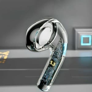 هدفون داخل گوش بی سیم مکا مدل F5 RGB — تصویر ۵