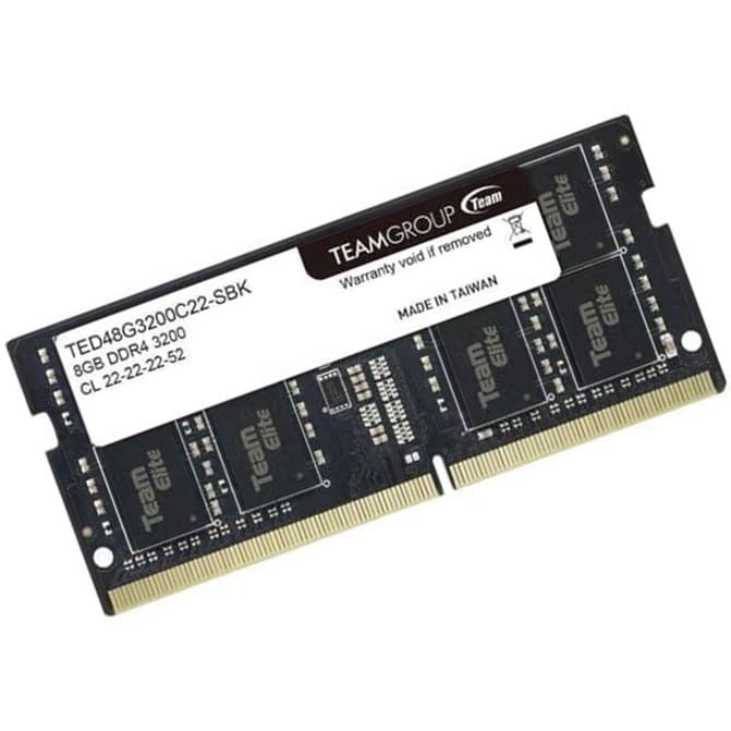 رم تیم گروپ لپ‌تاپی DDR4 8GB 3200MHz CL22 مدل Elite