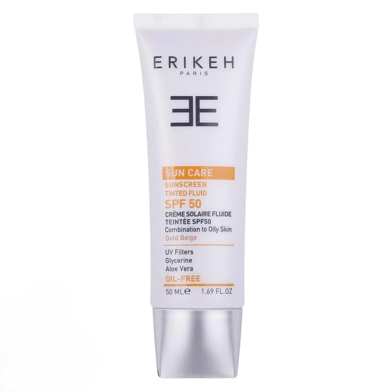 فلویید ضد آفتاب فاقد چربی بژ طلایی SPF50 اریکه