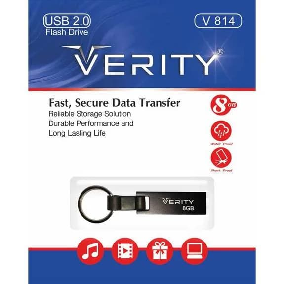 فلش مموری وریتی V814 ظرفیت 8 گیگابایت — تصویر ۲