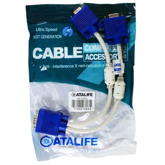 تبدیل دو به یک VGA Datalife — تصویر ۲