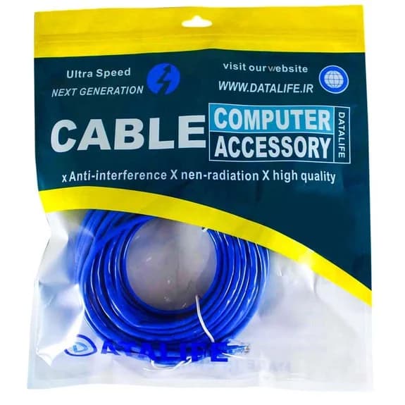 کابل شبکه CAT6 دیتالایف طول 25 متر — تصویر ۵