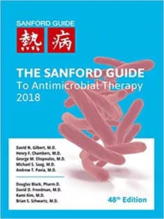 دانلود کتاب The Sanford Guide to Antimicrobial Therapy 2018