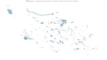 GIS و پایگاهداده و شیپ فایل شبکه رودخانهها و منابع آب ایران؛ کاملترین مجموعه هیدرولوژی