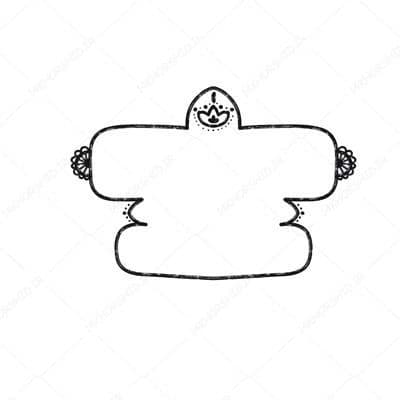 مجموعه کادر حاشیه و عناصر خاتم اسلیمی فانتزی png سری سوم — تصویر ۴