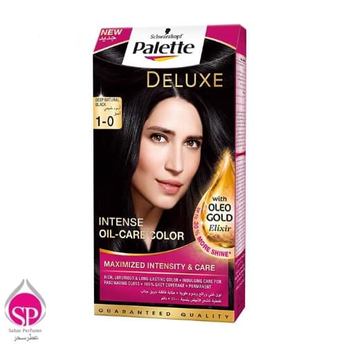 کیت رنگ مو پلت سری Deluxe مدل Deep Natural Black Shade شماره 0-1