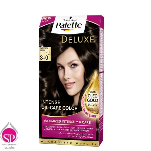 کیت رنگ مو پلت سری Deluxe مدل Dark Warm Brown شماره 0-3