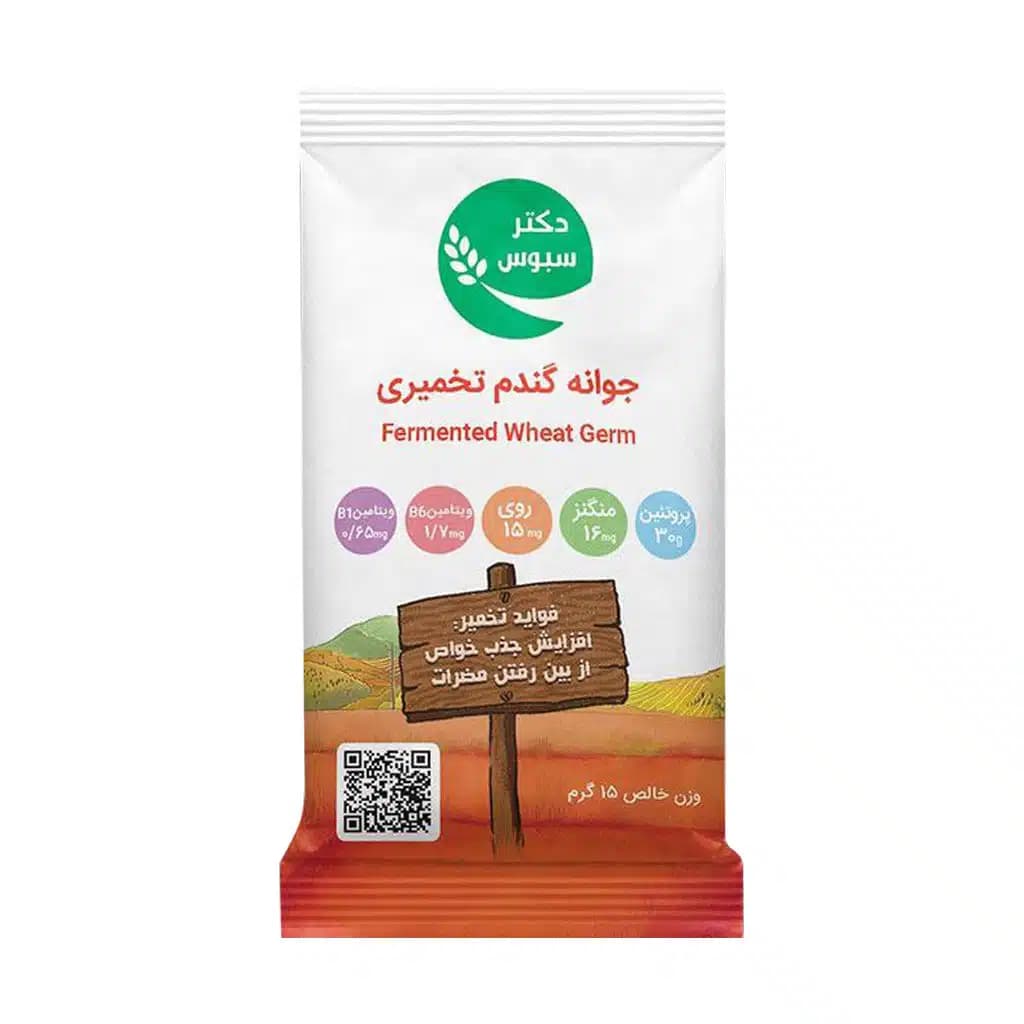 ساشه جوانه گندم تخمیری دکتر سبوس 15 گرم