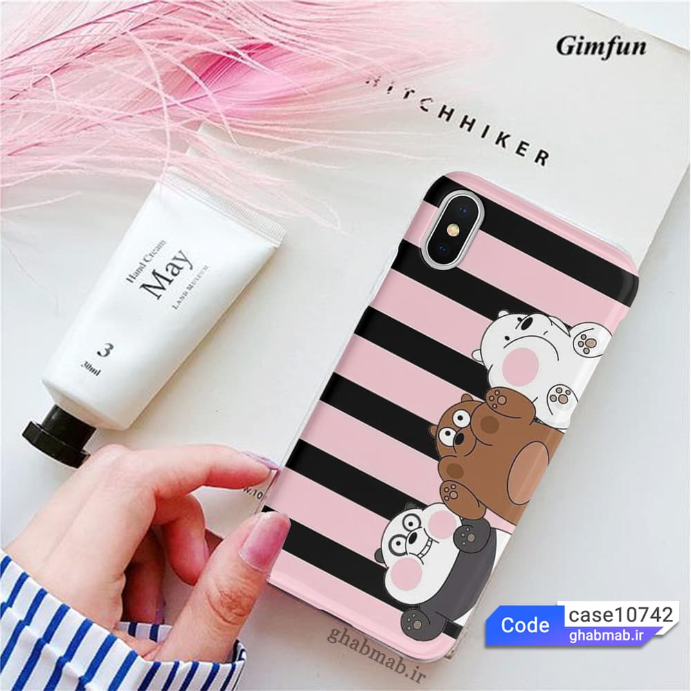 قاب گوشی خرسی راه راه case10742 — تصویر ۳
