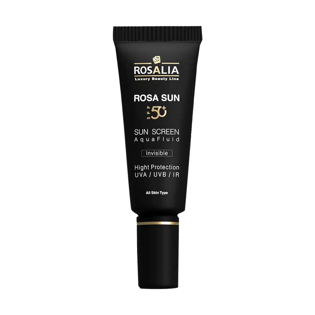 فلوئید ضد آفتاب بی رنگ SPF50 رزاسان رزالیا مناسب انواع پوست 40 میلی لیتر
