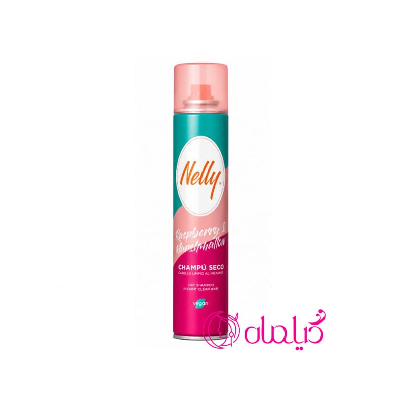 شامپو خشک نلی مدل Raspberry & marshmallows رایحه تمشک و مارشمالو