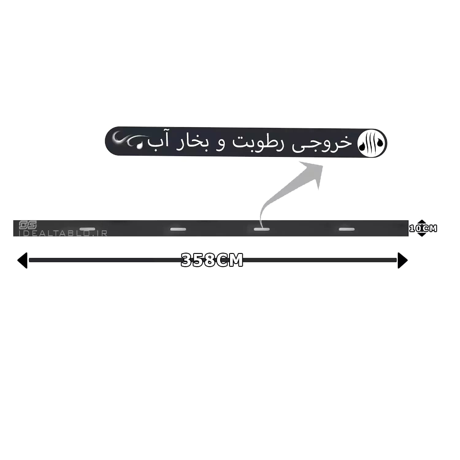 قاب تابلو روان یک طرفه 11 * 4 — تصویر ۳