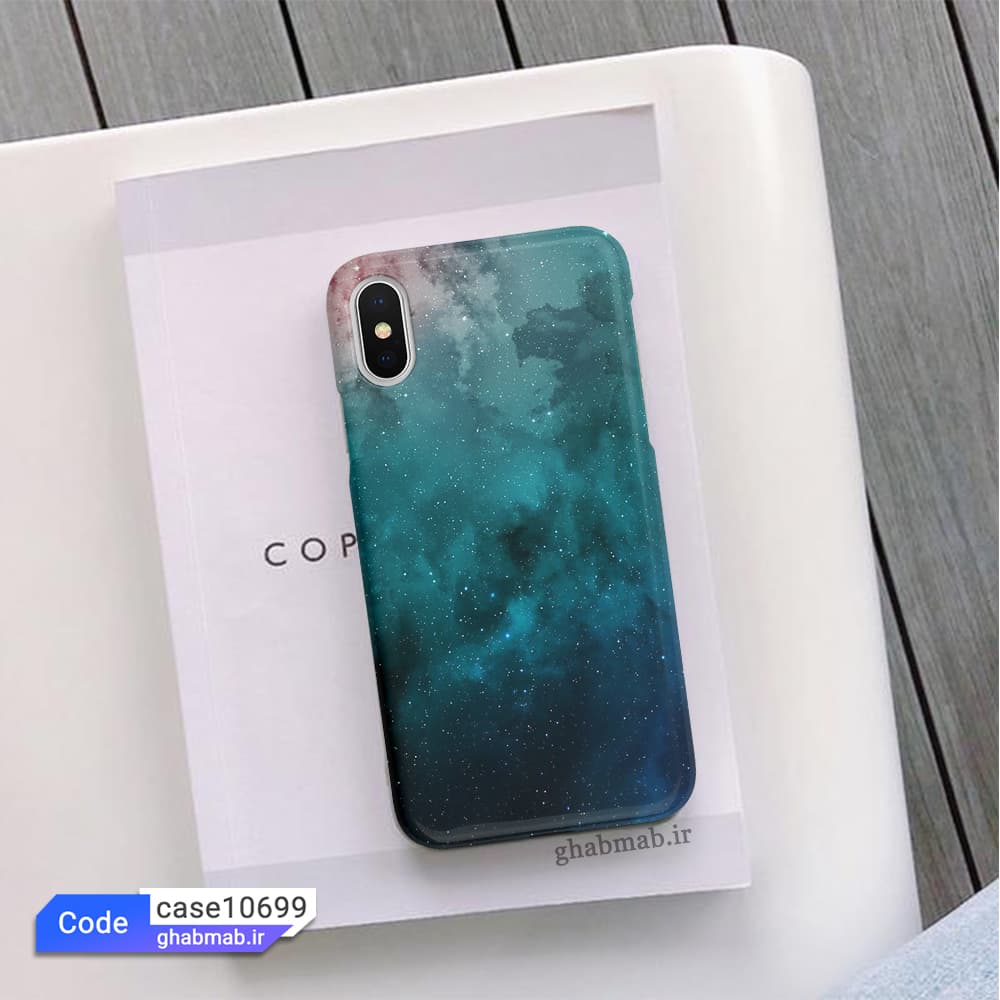 قاب گوشی کهکشان سبز case10699 — تصویر ۳