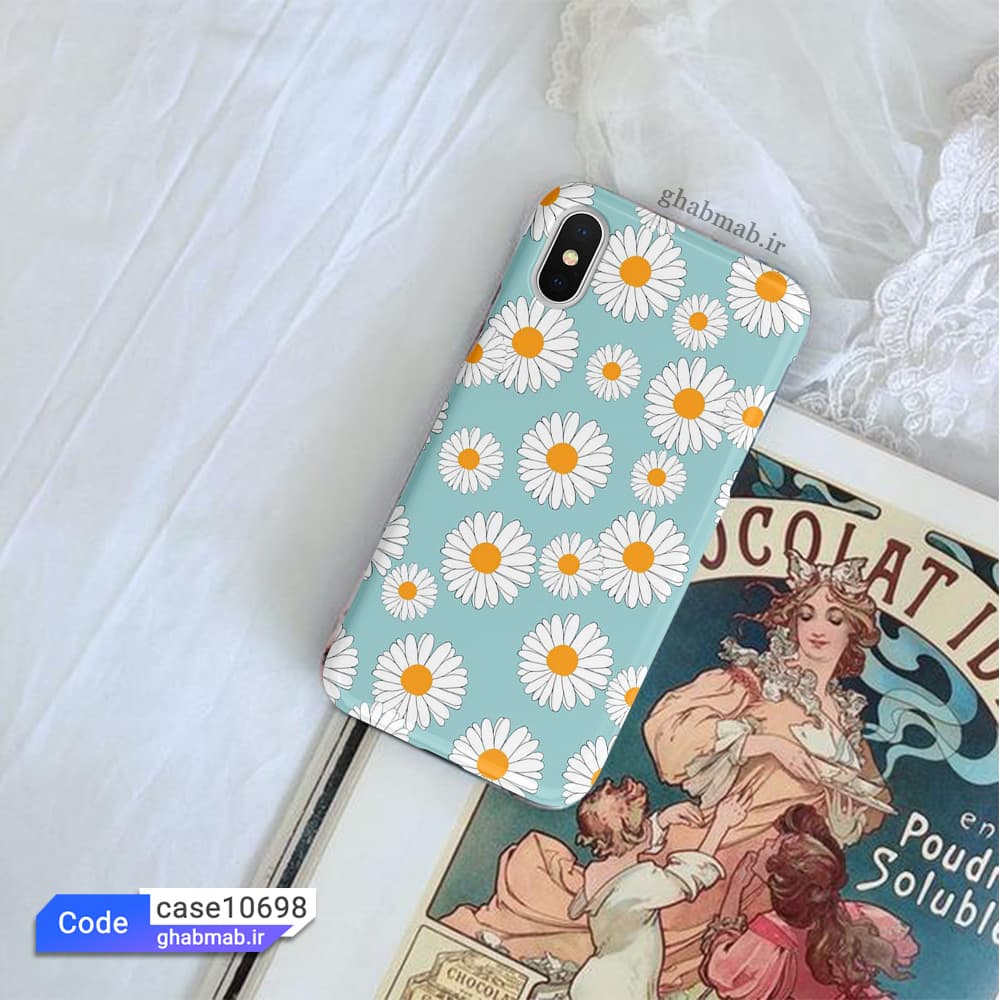 قاب گوشی گلدار رنگ روشن case10698 — تصویر ۳
