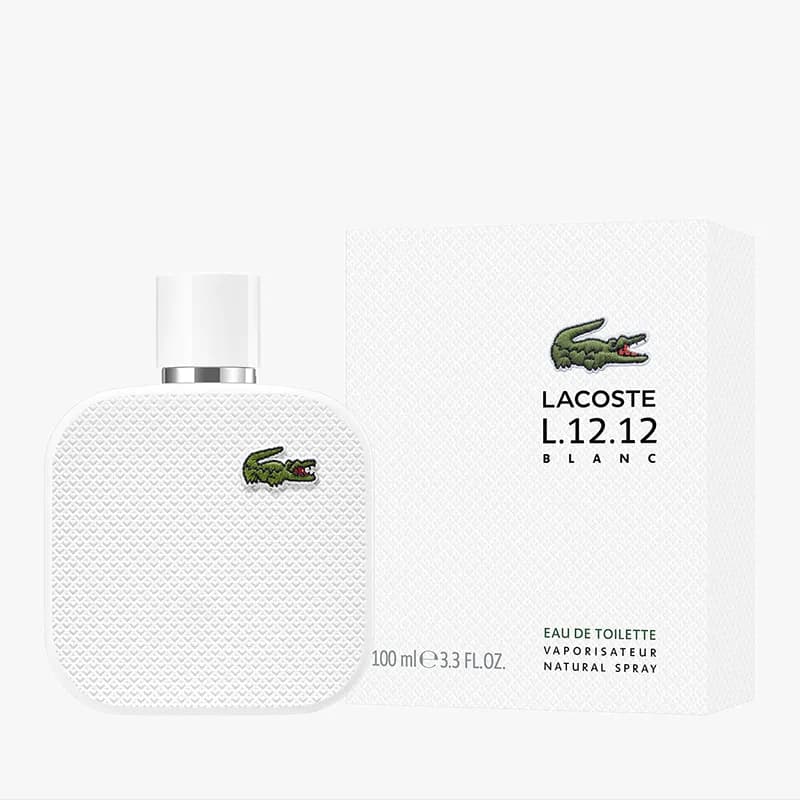 ادو تویلت مردانه لاکاست L.12.12 Blanc حجم 100ml — تصویر ۸