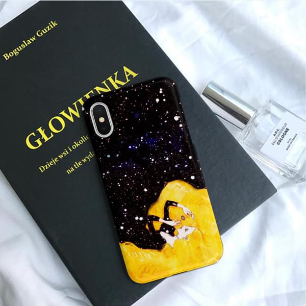 قاب گوشی فانتزی دختر مو زرد case10500 — تصویر ۲