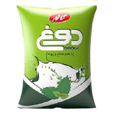 دوغ نایلونی گرما دیده بدون گاز با طعم نعنا و پونه کاله 200 میل