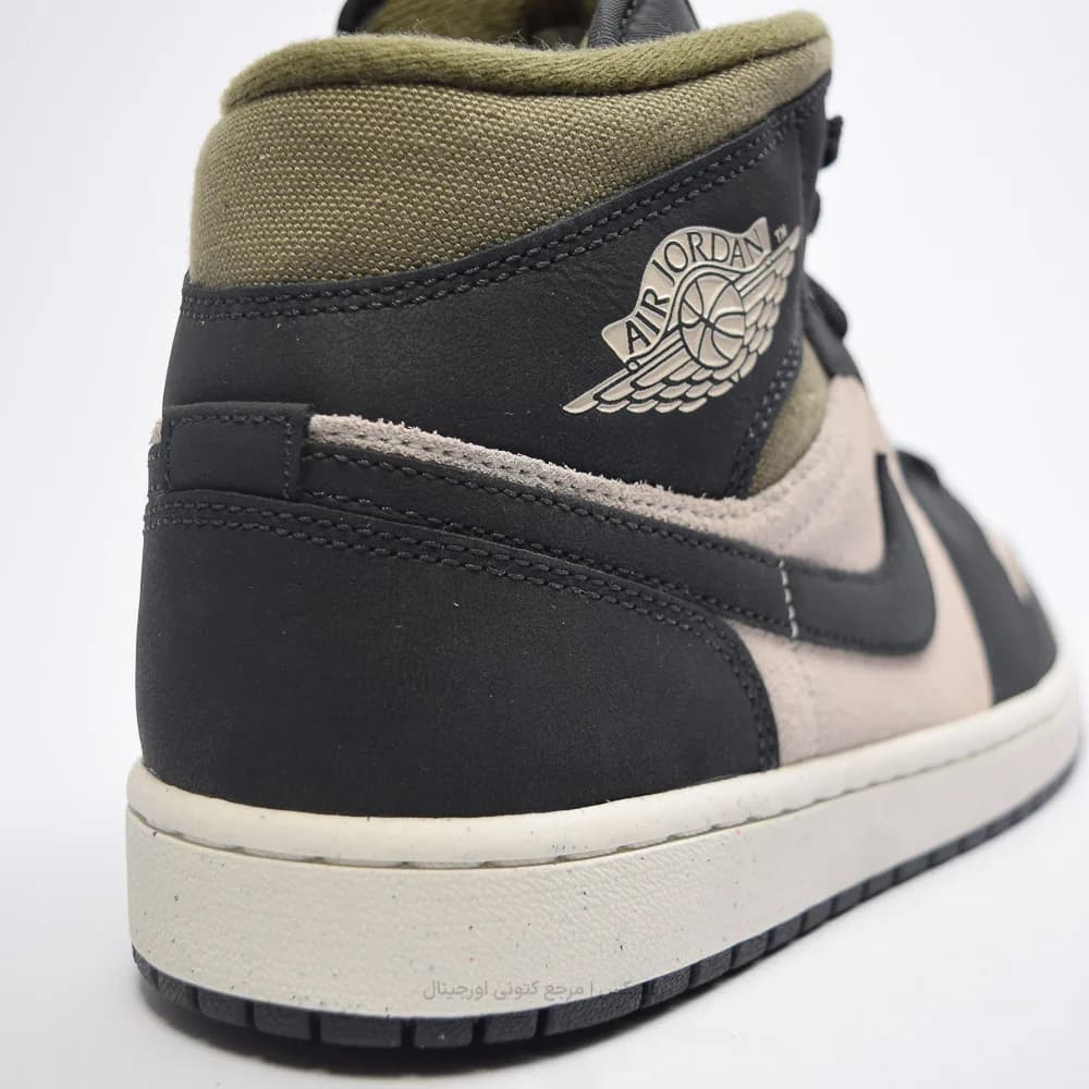 کتونی Nike مدل Air Jordan 1 Mid SE Off Noir – HV4091-102 — تصویر ۵