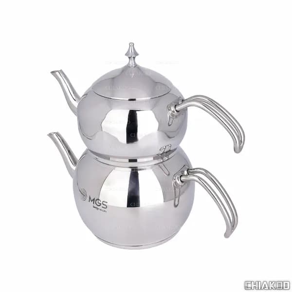 کتری قوری (MGS) ام جی اس 2.2 لیتری استیل لوله دار دسته کد K41020