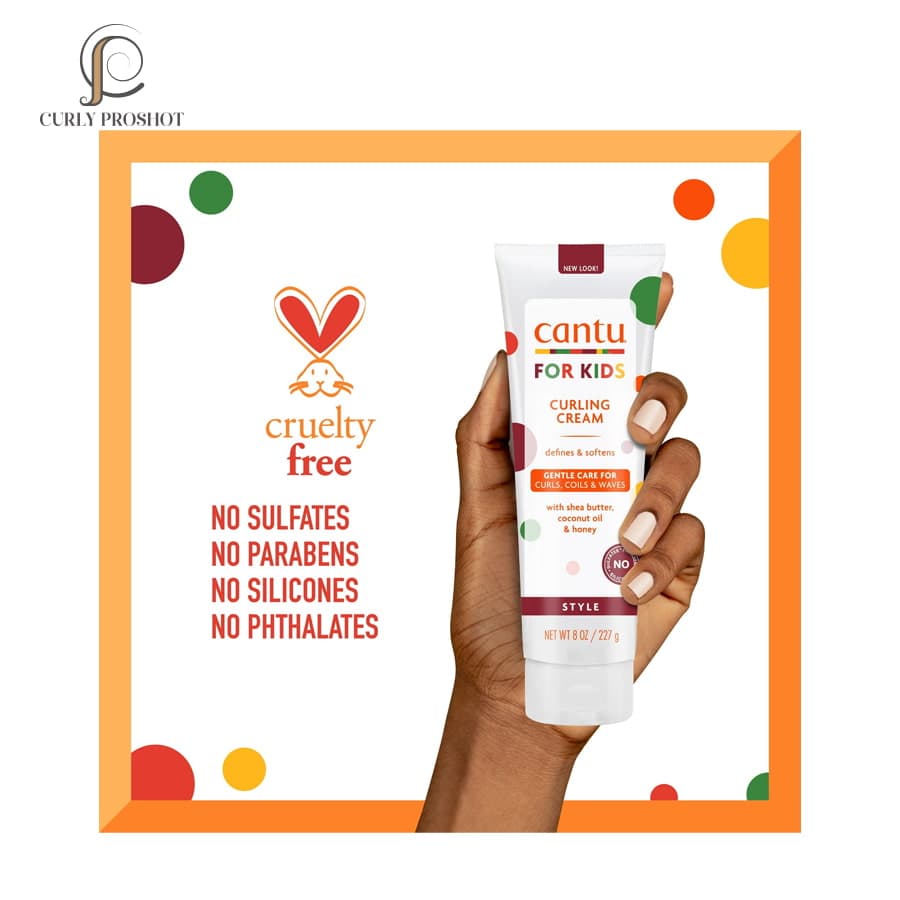 کرم فر کننده کودک کنتو Cantu Curling Cream kids — تصویر ۳