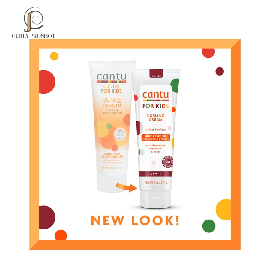 کرم فر کننده کودک کنتو Cantu Curling Cream kids — تصویر ۲