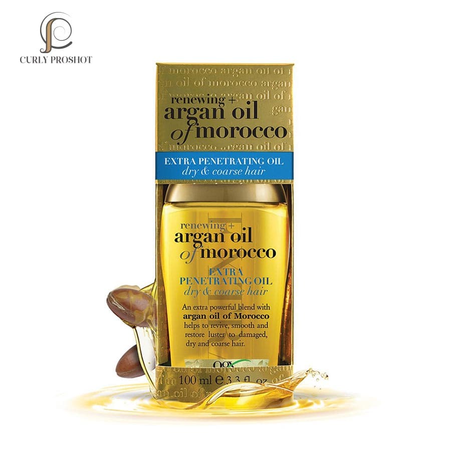 روغن آرگان موهای خشک او جی ایکس Ogx Argan Oil Dry & Coarse Hair