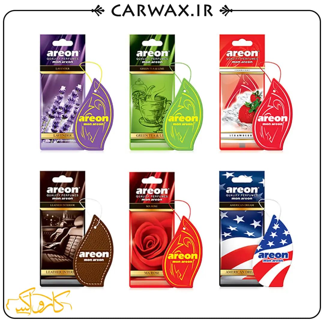 پک 12 عددی خوشبو کننده خودرو کارتی آرئون مون Areon Mon Pack