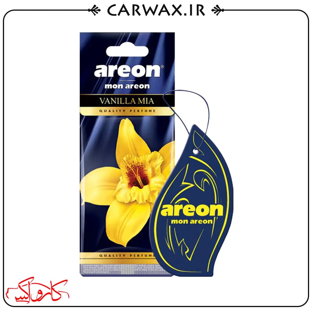 خوشبو کننده خودرو کارتی مون وانیل میا آرئون Areon Mon Vanilla Mia