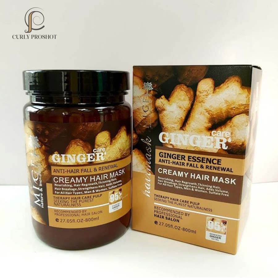 ماسک مو داخل حمام زنجبیل میگ Mige Creamy Hair Mask Ginger 800ml — تصویر ۲