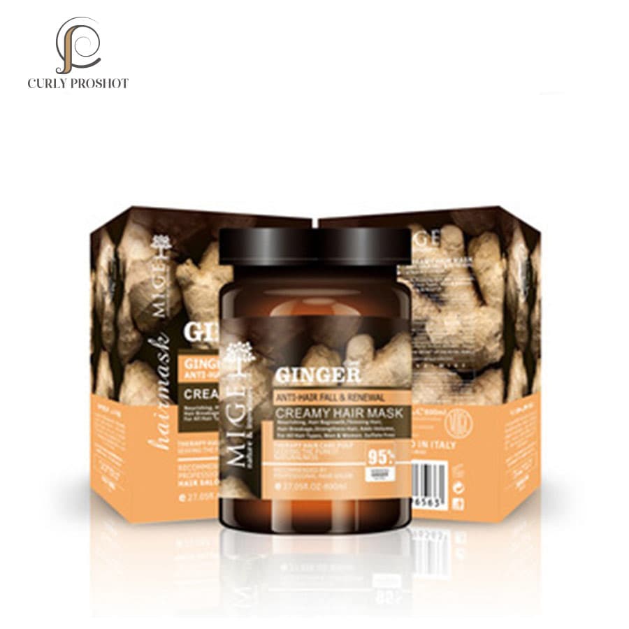 ماسک مو داخل حمام زنجبیل میگ Mige Creamy Hair Mask Ginger 800ml
