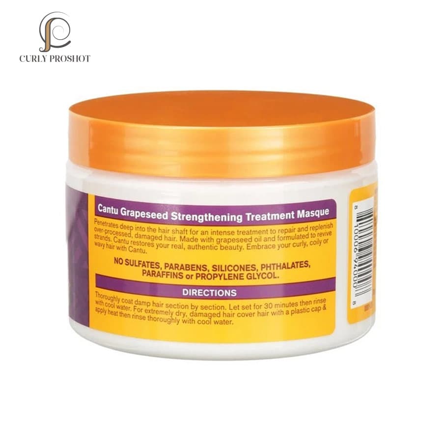 ماسک مو داخل حمام هسته انگور کنتو Cantu strengthening treatment masque grapeseed — تصویر ۲
