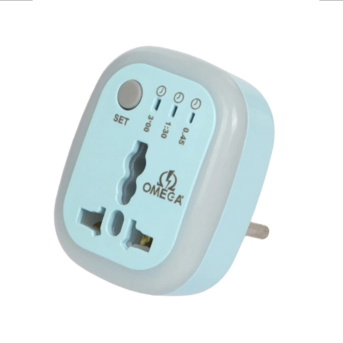 تبدیل 3 به 2 برق هوشمند امگا مدل M100 دارای LED — تصویر ۲