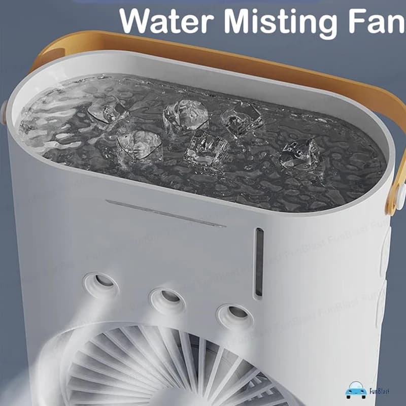 پنکه مه پاش رومیزی برق مستقیم دوقلو مدل Double-ended Spray Fan — تصویر ۳