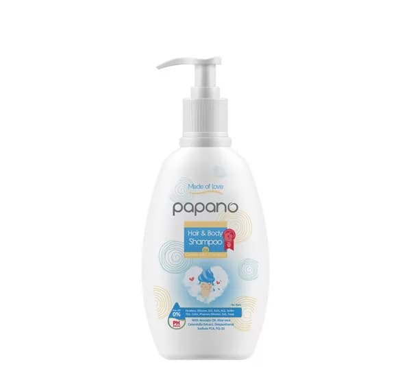 شامپو سر و بدن پاپانو مدل Gentle Mild shampoo حجم 300 میلی لیتر