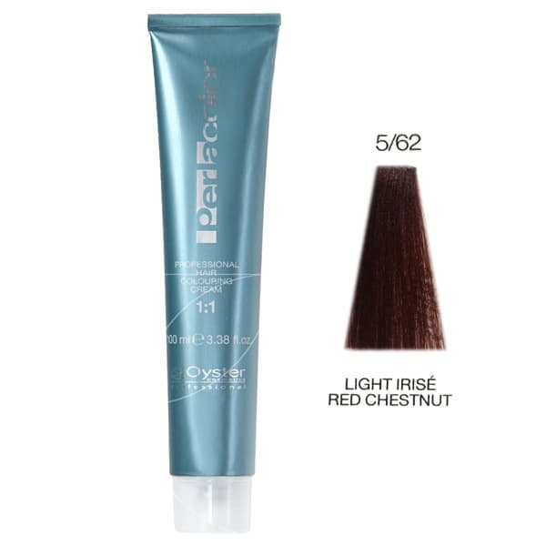 رنگ مو پرلاکالر اویستر فندقی قرمز بنفش روشن شماره ۵/۶۲ -Oyster Perla Color Hair Color Num 5/62