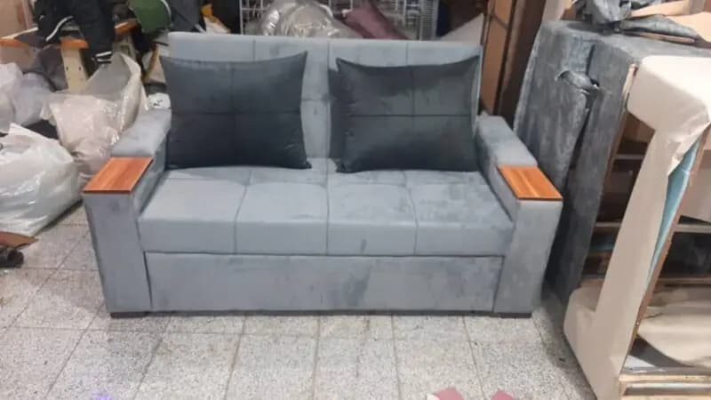 مبل تخت خواب شو تمام طبی کشو دار2 نفره — تصویر ۳