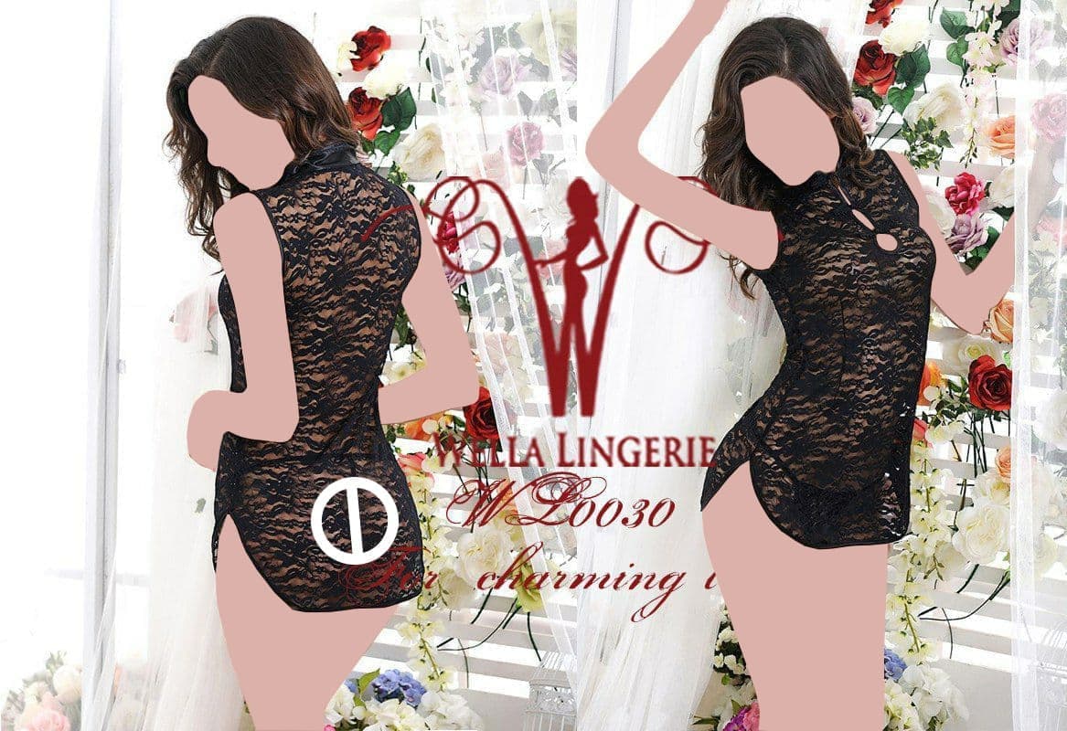 لباس خواب گیپور Wella کد WL0030 — تصویر ۲