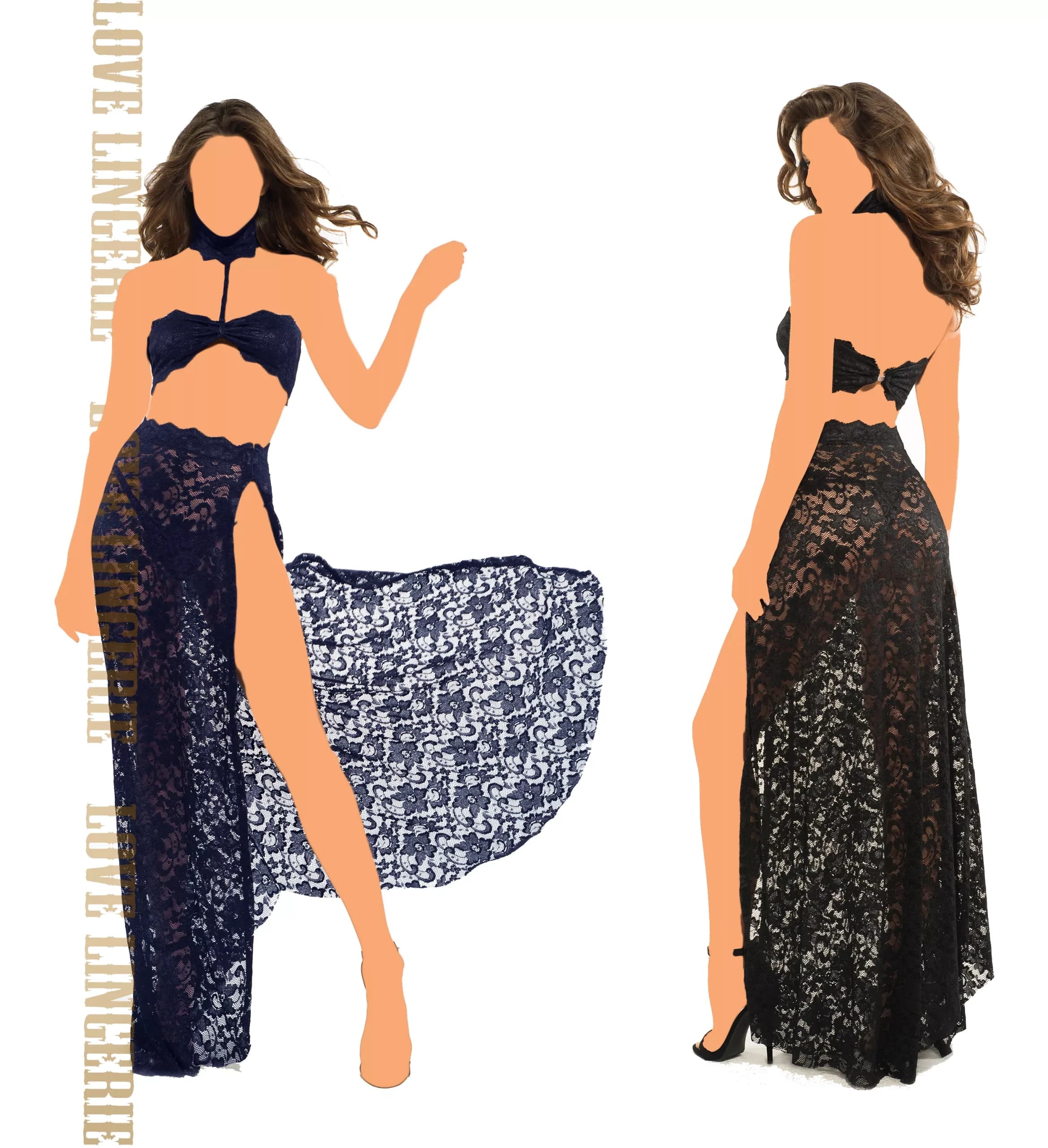 ست سوتین و دامن فانتزی Love Lingerie کد L1718 — تصویر ۲
