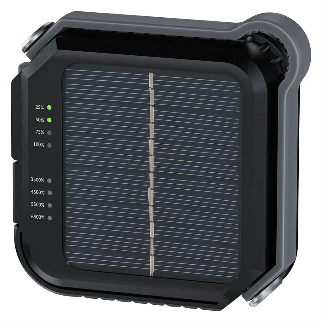 چراغ LED قابل حمل گرین لاین مدل Green Lion Solar Lumix 4000mAh Gray — تصویر ۲