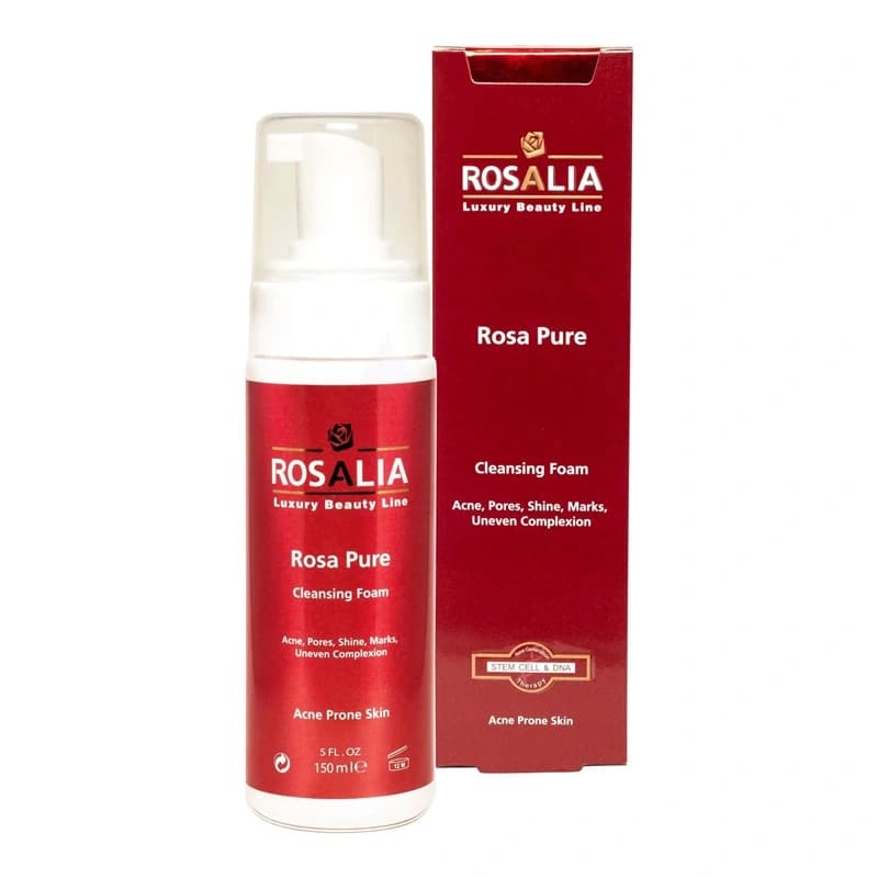 فوم پاک کننده رزالیا پوست چرب و جوشدار حجم 150mL — تصویر ۲