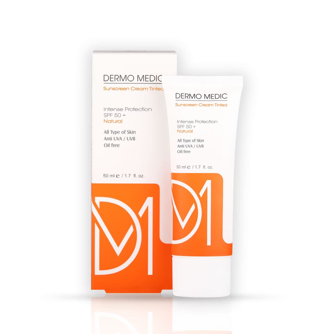 کرم ضد آفتاب رنگ طبیعی درمومدیک (DERMO MEDIC)